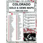 Colorado Gold and Gems Map, Then and Now