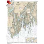 NOAA Chart 13293: Damariscotta: Sheepscot and Kennebec Rivers