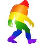 Pride Squatch - Vinyl Sticker (1 STICKER)