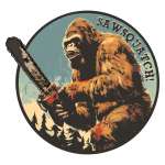 SawSquatch - Vinyl Sticker (1 STICKER)