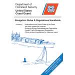 USCG NAVIGATION RULES AND REGULATIONS HANDBOOK