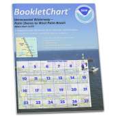 HISTORICAL NOAA BookletChart 11472: Intracoastal Waterway Palm Shores to West Palm Beach;Loxahatchee River.