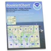 HISTORICAL NOAA BookletChart 12261: Chesapeake Bay Honga: Nanticoke: Wicomico Rivers and Fishing Bay