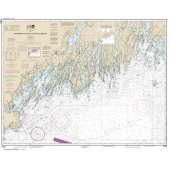 HISTORICAL NOAA Chart 13288: Monhegan Island to Cape Elizabeth