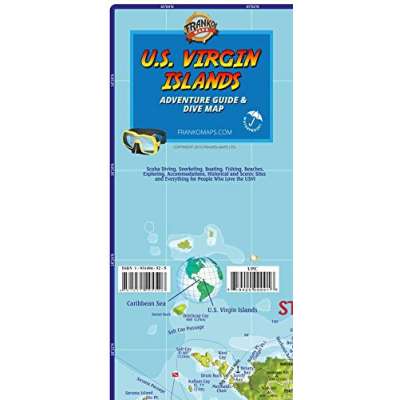 U.S. Virgin Islands Dive Map & Adventure Guide