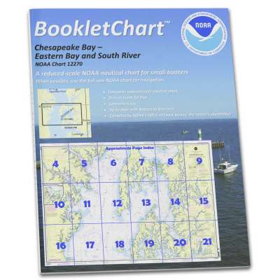HISTORICAL NOAA BookletChart 12270: Chesapeake Bay Eastern Bay and South River; Selby Bay