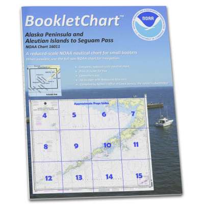 NOAA BookletChart 16011: Alaska Peninsula and Aleutian Islands to Seguam Pass