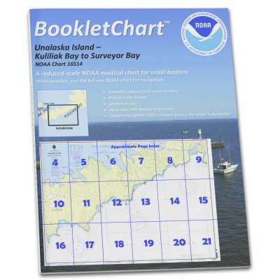 HISTORICAL NOAA Booklet Chart 16514: Kulikak Bay and Surveyor Bay