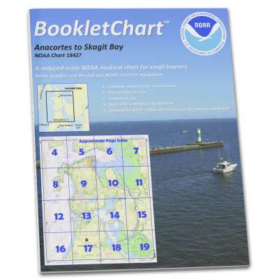 HISTORICAL NOAA BookletChart 18427: Anacortes to Skagit Bay