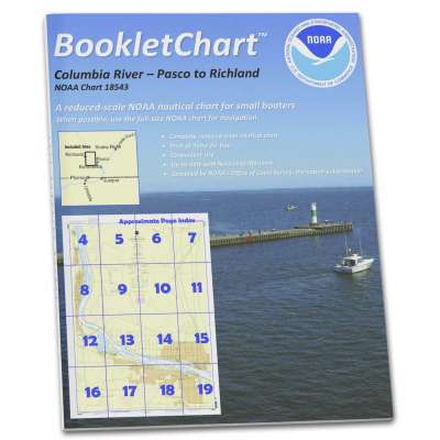 NOAA BookletChart 18543: Columbia River Pasco to Richland