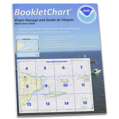 HISTORICAL NOAA BookletChart 25650: Virgin Passage and Sonda de Vieques