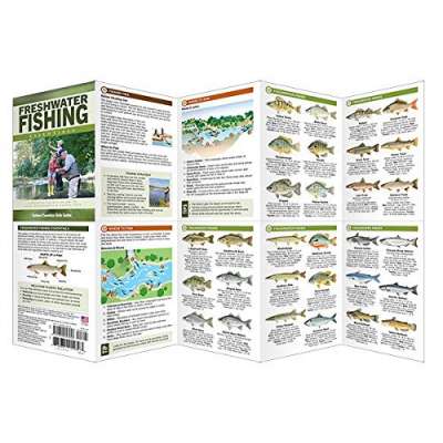 Freshwater Fishing Essentials: A Folding Pocket Guide to Gear, Techniques & Useful Tips