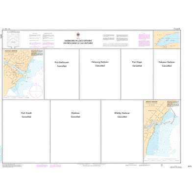 CHS Chart 2070: Harbours in Lake Ontario/Havres dans le lac Ontario