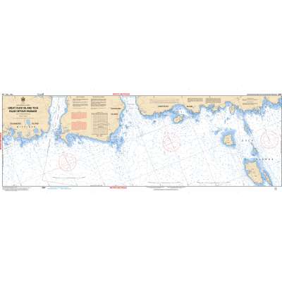 CHS Chart 2267: Great Duck Island to/à False Detour Passage