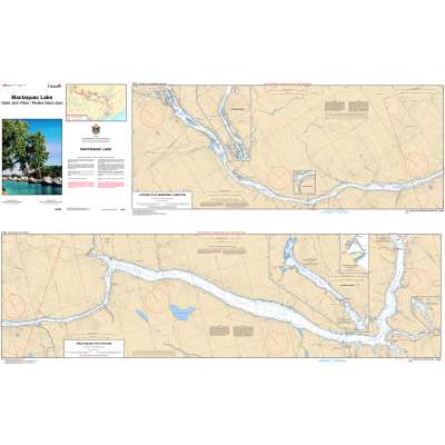 CHS Chart 4145: Mactaquac Lake - Saint John River / Rivière Saint-Jean