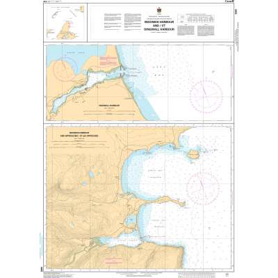 CHS Chart 4365: Ingonish Harbour and/et Dingwall Harbour