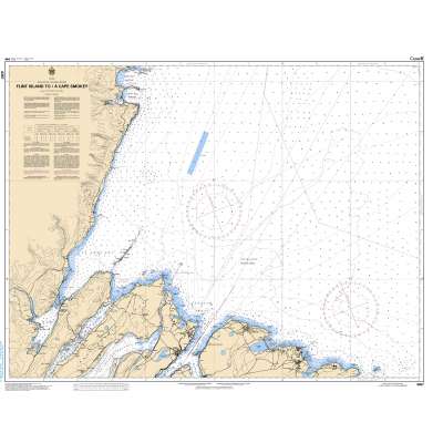 CHS Chart 4367: Flint Island to/à Cape Smokey