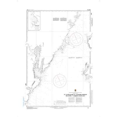 CHS Chart 4583: St. Julien Island to/à Hooping Harbour including/y compris Canada Bay
