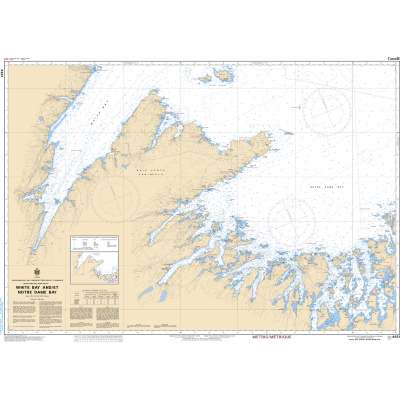 CHS Chart 4821: White Bay and/et Notre Dame Bay