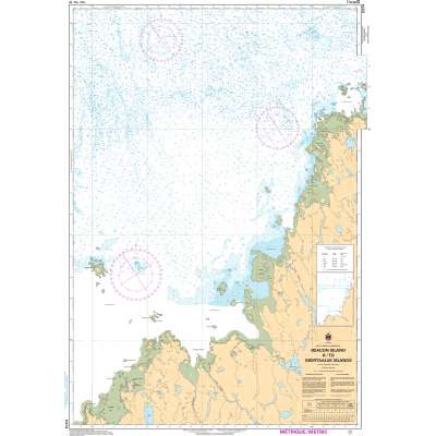 CHS Chart 5374: Beacon Island à/to Qikirtaaluk Islands