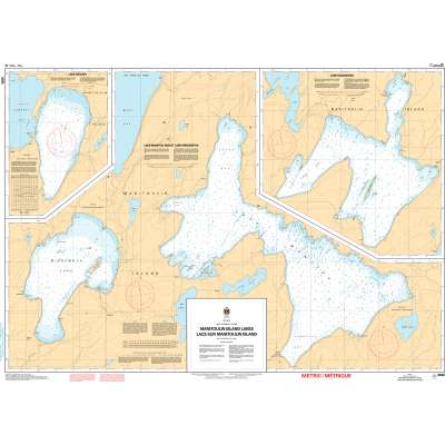CHS Chart 6030: Manitoulin Island Lakes / Lacs sur Manitoulin Island