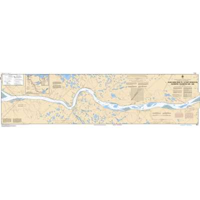 CHS Chart 6426: Adam Cabin Creek to/à Point Separation Kilometre 1400 / Kilomètre 1480