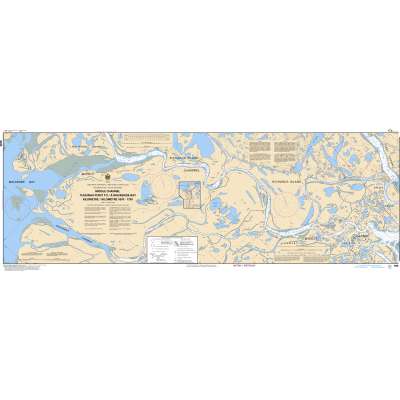 CHS Chart 6435: Middle Channel, Tununuk Point to/à Mackenzie Bay Kilometre 1670 / Kilometre 1730