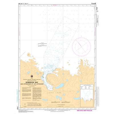 CHS Chart 7134: Robinson Bay and Approaches/et les Approches