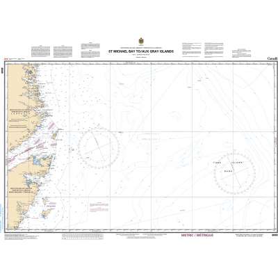 CHS Chart 8049: St. Michael Bay to/aux Gray Islands