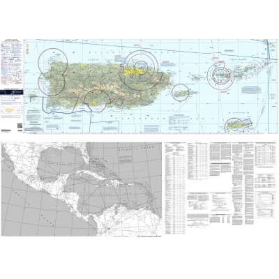FAA Chart: TAC PUERTO RICO & VIRGIN ISLANDS / GULF OF MEXICO AND CARIBBEAN Planning Chart