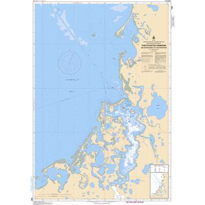 CHS Chart 7685: Tuktoyaktuk Harbour and Approaches/et les approches