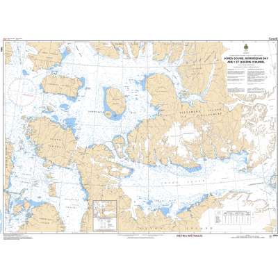 CHS Chart 7950: Jones Sound,Norwegion Bay and Queens Channel