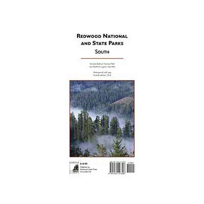 Redwood National and State Parks - South 5th Ed 2021 (FOLDED MAP)