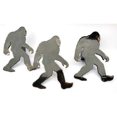 Bigfoot Sasquatch Trailer Hitch Cover 3/8" STEEL MADE IN USA - Bigfoot Gift