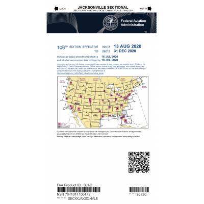 FAA Chart:  VFR Sectional JACKSONVILLE