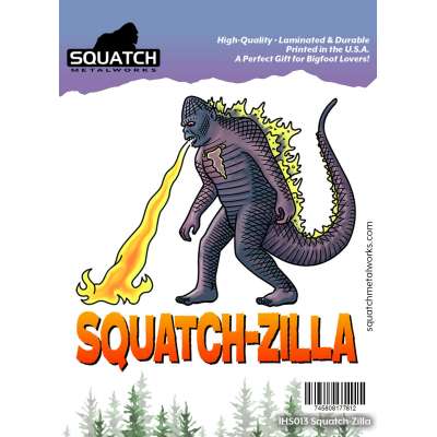 Squatch-Zilla STICKER (10 PACK)