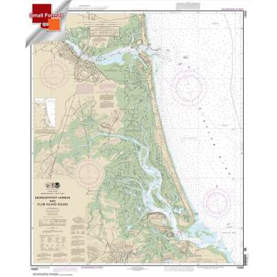 HISTORICAL NOAA Chart 13282: Newburyport Harbor and Plum Island Sound