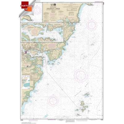 HISTORICAL NOAA Chart 13283: Portsmouth Harbor Cape Neddick Harbor to Isles of Shoals; Portsmouth Harbor