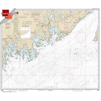 HISTORICAL NOAA Chart 13325: Quoddy Narrows to Petit Manan lsland