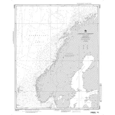 NGA Chart 43015: Norway Lindesnes to Nordkapp