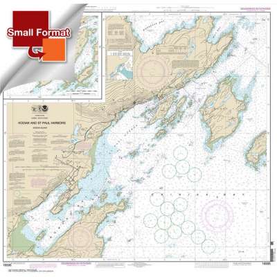 HISTORICAL NOAA Chart 16595: Kodiak and St. Paul harbors;Kodiak Harbor