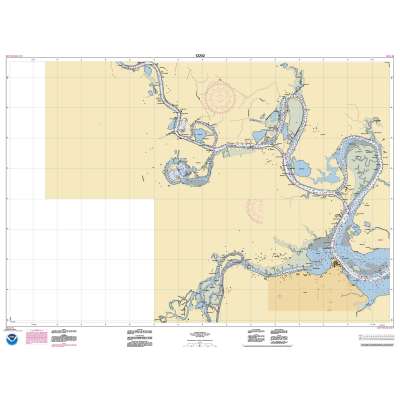 HISTORICAL NOAA Chart 12252: James River Jordan Point to Richmond