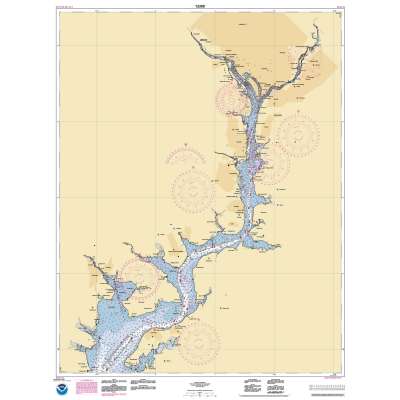 HISTORICAL NOAA Chart 12289: Potomac River Mattawoman Creek to Georgetown;Washington Harbor