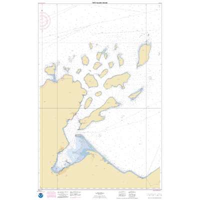 HISTORICAL NOAA Chart 14973: Apostle Islands: including Chequamegan Bay;Bayfield Harbor;Pikes Bay Harbor;La Pointe Harbor