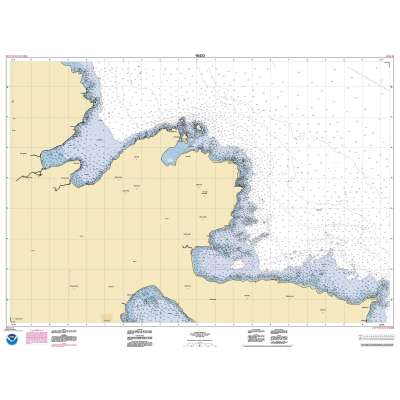 HISTORICAL NOAA Chart 16433: Sarana Bay to Holtz Bay;Chichagof Harbor