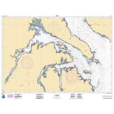 HISTORICAL NOAA Chart 17426: Kasaan Bay: Clarence Strait;Hollis Anchorage: eastern part;Lyman Anchorage