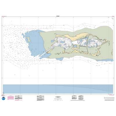 HISTORICAL NOAA Chart 83157: Palmyra Atoll;Approaches to Palmyra Atoll