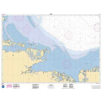 HISTORICAL NOAA Chart 16064: Harrison Bay-western part