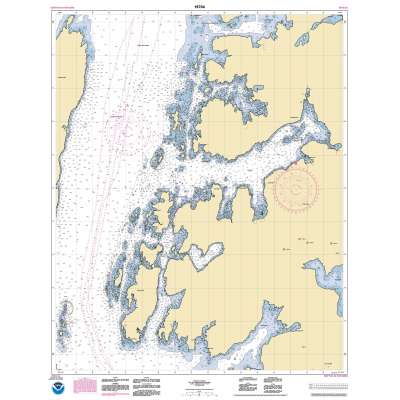 HISTORICAL NOAA Chart 16704: Drier Bay: Prince William Sound
