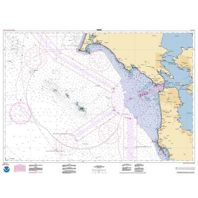 HISTORICAL NOAA Chart 18645: Gulf of the Farallones;Southeast Farallon